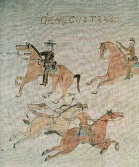 Lakota drawing of Custer at Little Bighorn