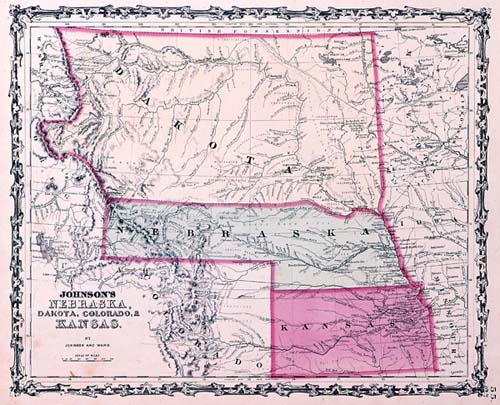 Dakota Territory Map